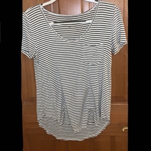 hollister striped t shirt